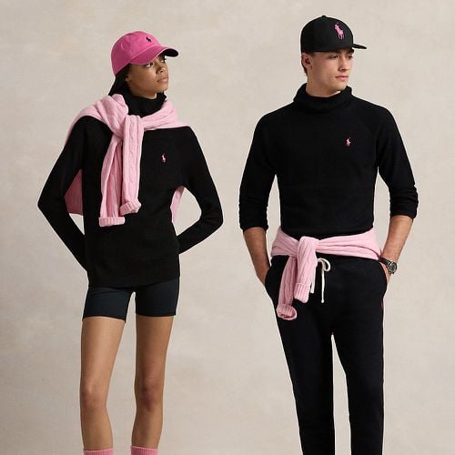 Pink Pony Worsted Wool Snood Pullover - Polo Ralph Lauren - Modalova