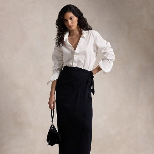 Wool Crepe Wrap Skirt - Polo Ralph Lauren - Modalova