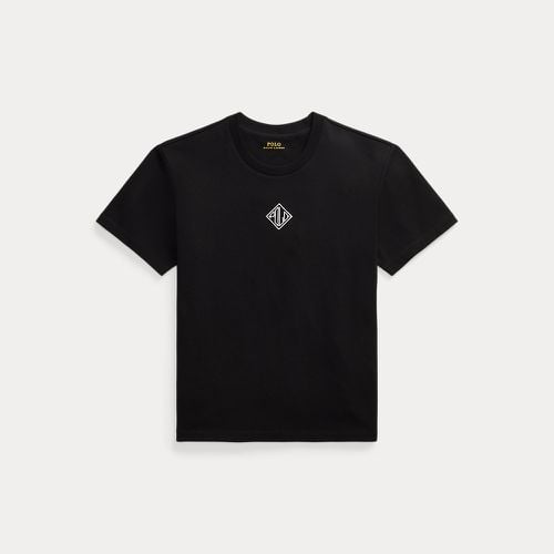 Embroidered Logo Cotton Jersey Tee - Polo Ralph Lauren - Modalova