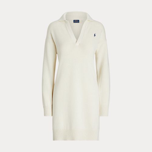 Cotton-Wool Long-Sleeve Polo Dress - Polo Ralph Lauren - Modalova