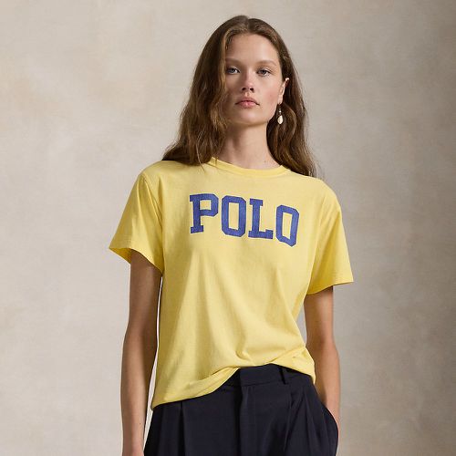 Logo Cotton Jersey Crewneck Tee - Polo Ralph Lauren - Modalova