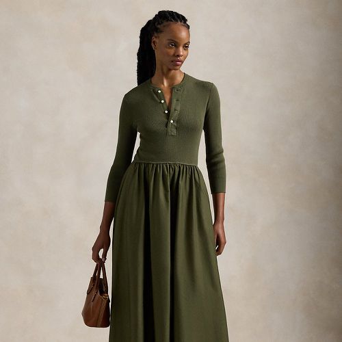 Henley-Bodice Dress - Polo Ralph Lauren - Modalova