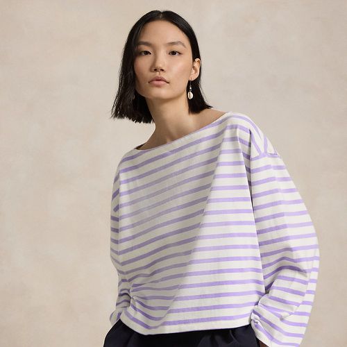 Striped Boatneck Mariner T-Shirt - Polo Ralph Lauren - Modalova