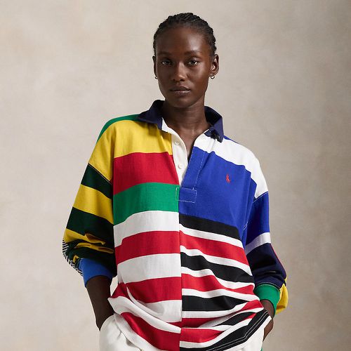 Patchwork-Stripe Jersey Rugby Shirt - Polo Ralph Lauren - Modalova