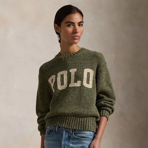 Logo Cotton Crewneck Jumper - Polo Ralph Lauren - Modalova