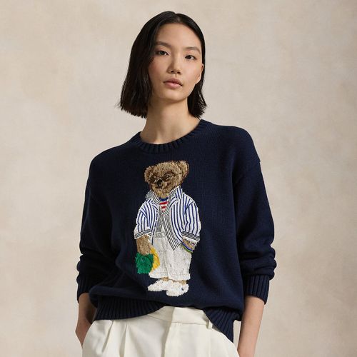 Pull col rond Polo Bear en coton - Polo Ralph Lauren - Modalova