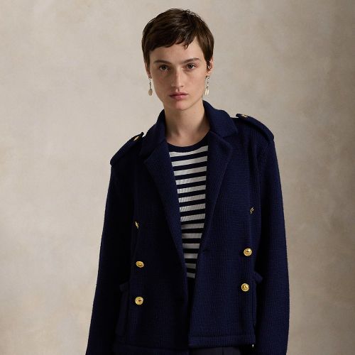 Double-Breasted Wool Jumper Blazer - Polo Ralph Lauren - Modalova