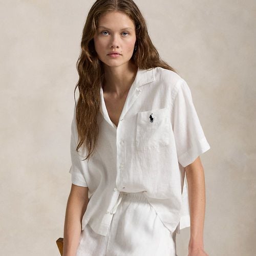 Australian Open Linen-Cotton Camp Shirt - Polo Ralph Lauren - Modalova