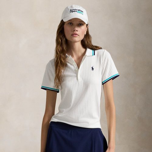 Australian Open Rib-knit Polo Shirt - Polo Ralph Lauren - Modalova