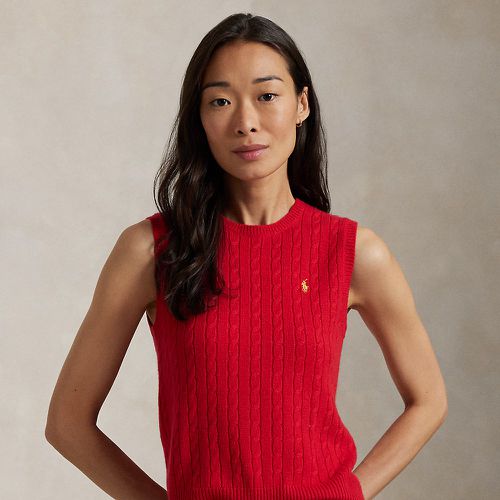 Cable Wool-Cashmere Sleeveless Jumper - Polo Ralph Lauren - Modalova