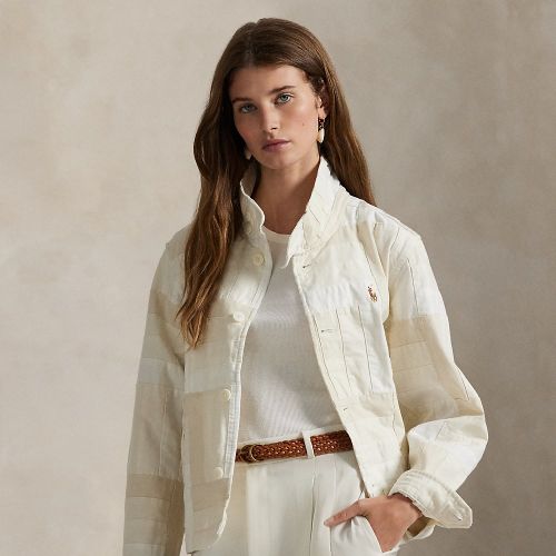 Patchwork Mockneck Jacket - Polo Ralph Lauren - Modalova