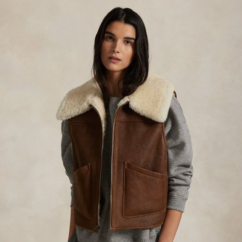 Shearling Full-Zip Vest - Polo Ralph Lauren - Modalova