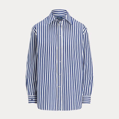 Oversize Fit Striped Cotton Shirt - Polo Ralph Lauren - Modalova