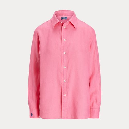 Oversize Fit Linen Shirt - Polo Ralph Lauren - Modalova