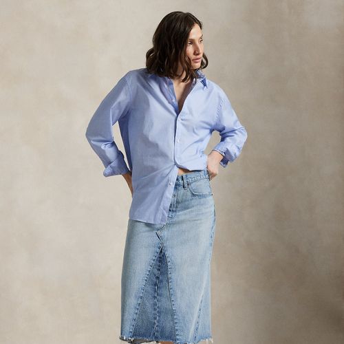 Jupe trapèze à pans en denim - Polo Ralph Lauren - Modalova