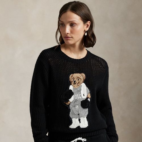 Pull col rond Polo Bear en coton - Polo Ralph Lauren - Modalova