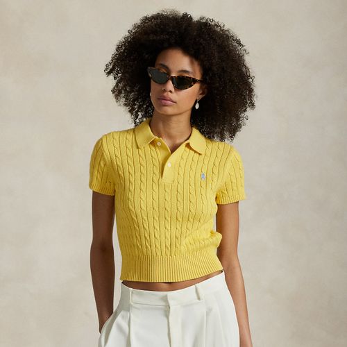 Polo Cropped Fit torsadé en coton - Polo Ralph Lauren - Modalova