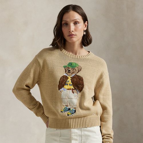 Pull col rond Polo Bear en coton - Polo Ralph Lauren - Modalova