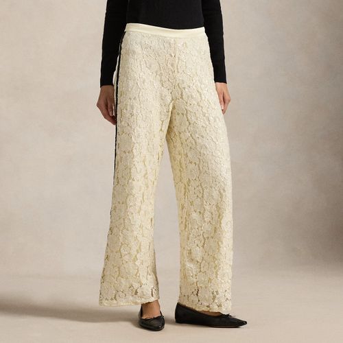 Pantalon en dentelle à sequins - Polo Ralph Lauren - Modalova