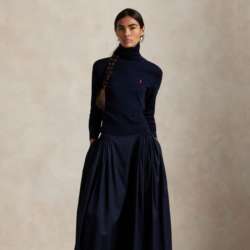 Maxi jupe en faille de coton et de soie - Polo Ralph Lauren - Modalova