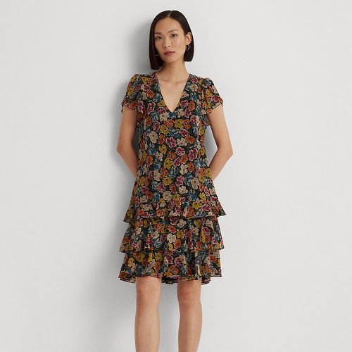 Floral Georgette Drop-Waist Dress - Lauren - Modalova