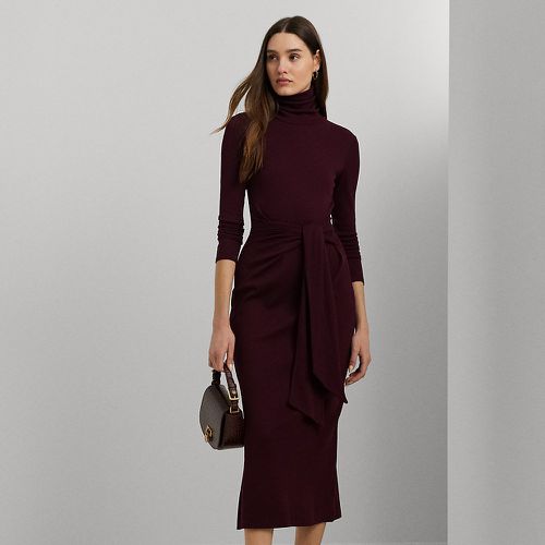 Tie-Front Turtleneck Dress - Lauren - Modalova