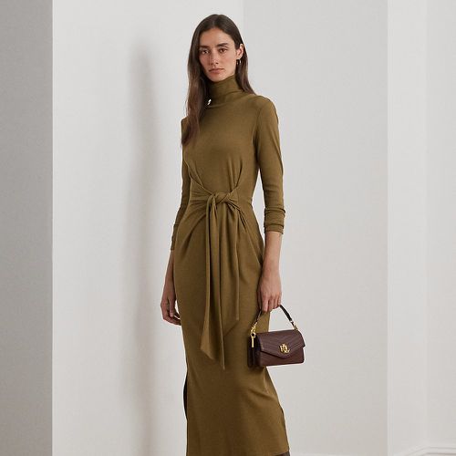 Tie-Front Turtleneck Dress - Lauren - Modalova