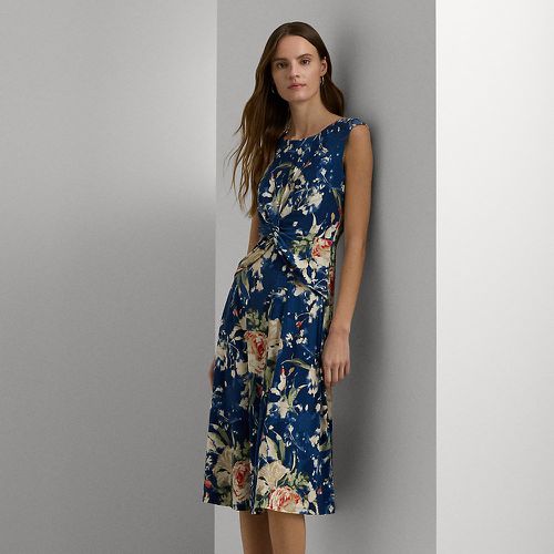 Floral Twist-Front Stretch Jersey Dress - Lauren - Modalova