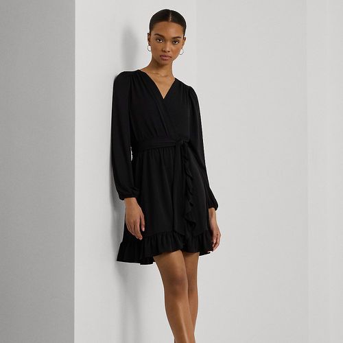 Belted Stretch Jersey Dress - Lauren - Modalova