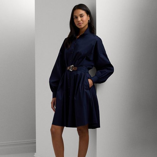 Buckle-Trim Cotton-Blend Shirtdress - Lauren - Modalova