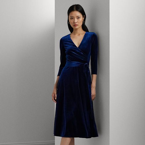 Surplice Velvet Dress - Lauren - Modalova