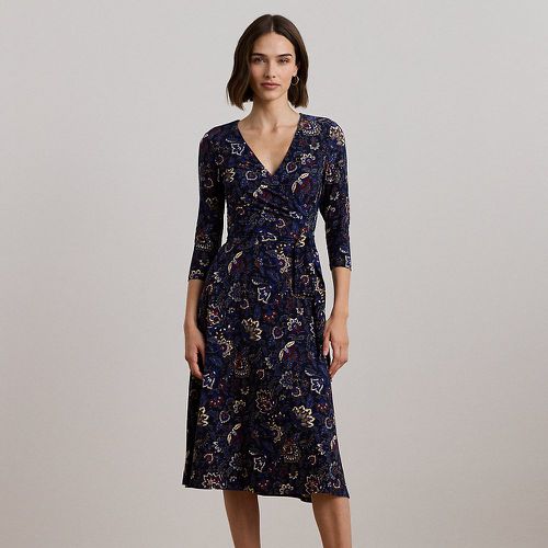 Floral Surplice Stretch Jersey Dress - Lauren - Modalova