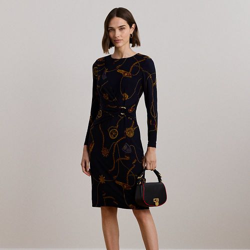 Print Jersey Three-Quarter-Sleeve Dress - Lauren - Modalova