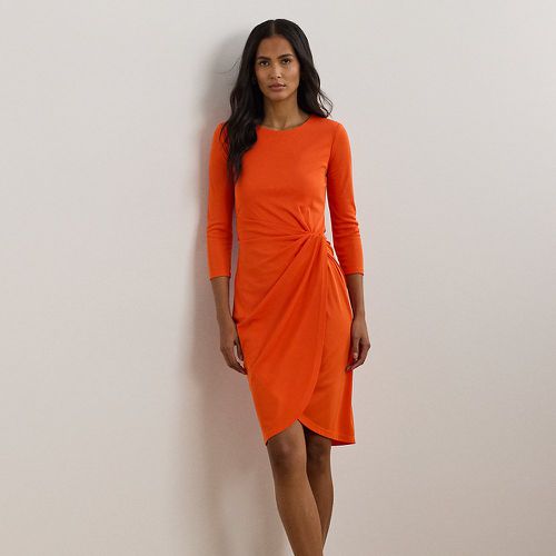 Twist-Front Stretch Jersey Dress - Lauren - Modalova