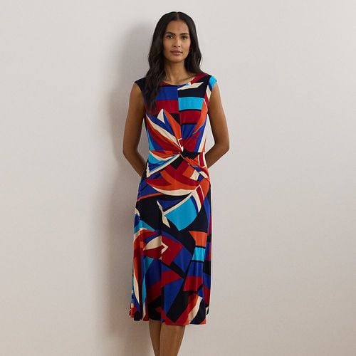 Print Twist-Front Jersey Dress - Lauren - Modalova