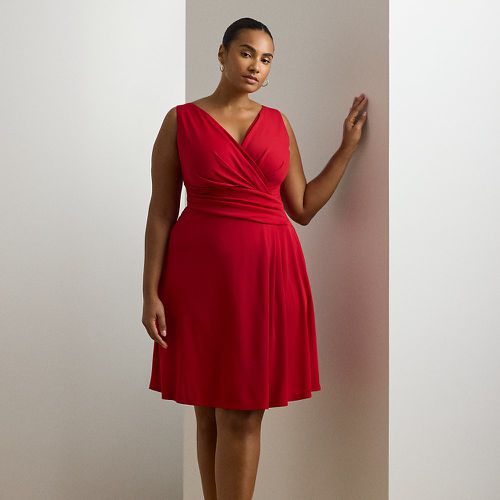 Curve - Surplice Jersey Sleeveless Dress - Lauren Curve - Modalova