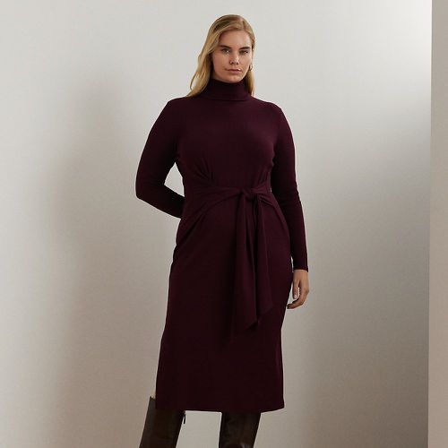 Curve - Tie-Front Rollneck Dress - Lauren Curve - Modalova