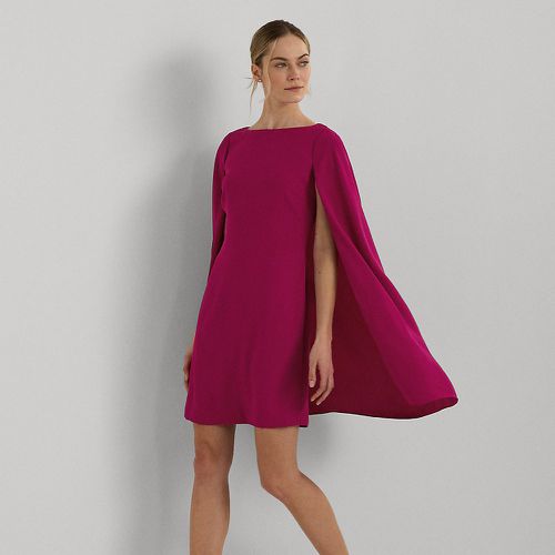 Cape Georgette Cocktail Dress - Lauren - Modalova