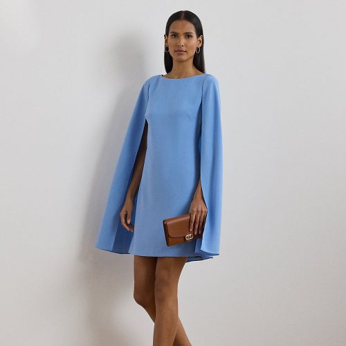 Cape Georgette Cocktail Dress - Lauren - Modalova