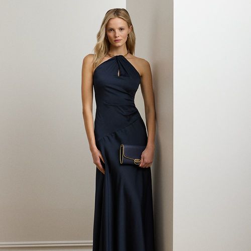 Satin Charmeuse Halter Gown - Lauren - Modalova