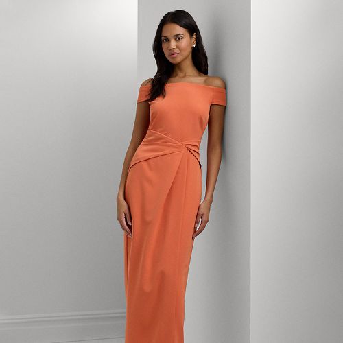 Crepe Off-the-Shoulder Gown - Lauren - Modalova