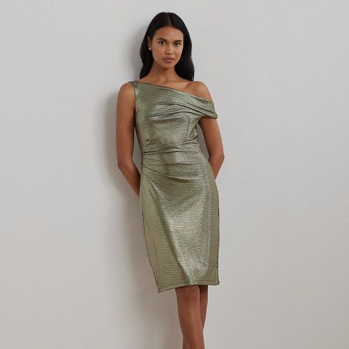 Metallic One-Shoulder Cocktail Dress - Lauren - Modalova