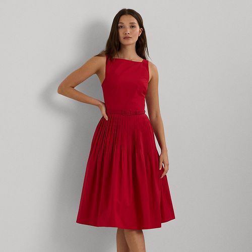 Belted Taffeta Cocktail Dress - Lauren - Modalova