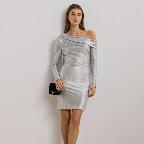 Metallic Off-the-Shoulder Cocktail Dress - Lauren - Modalova