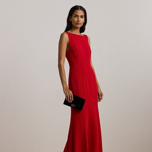 Double-Faced Crepe Boatneck Gown - Lauren - Modalova