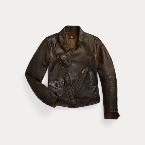 Leather Moto Jacket - RRL - Modalova