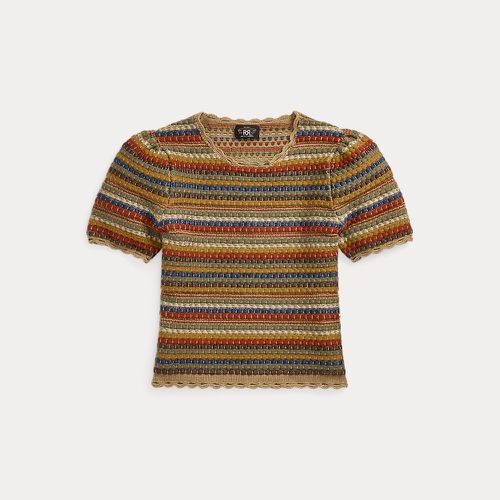 Crochet-Trim Jacquard Jumper - RRL - Modalova