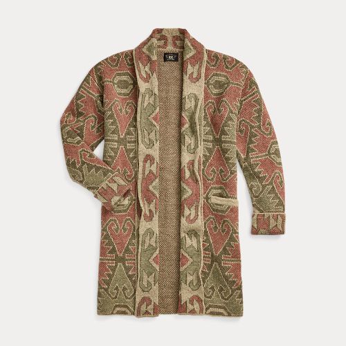 Linen-Blend Jacquard Cardigan - RRL - Modalova