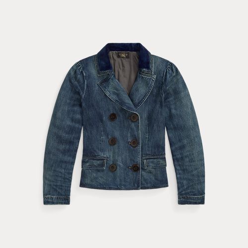 Velvet-Collar Indigo Denim Jacket - RRL - Modalova