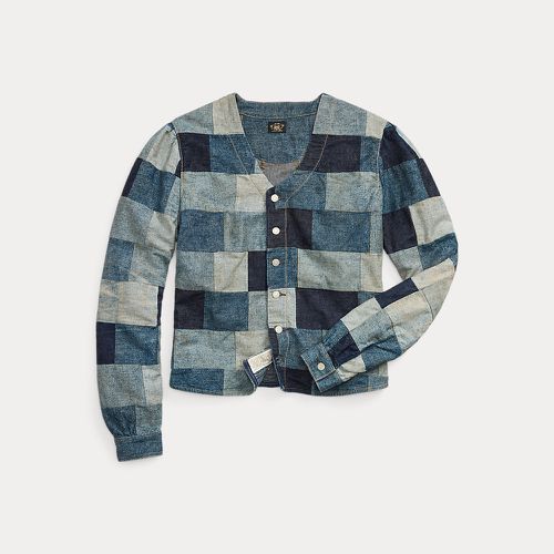 Patchwork Denim Fitted Shirt - RRL - Modalova